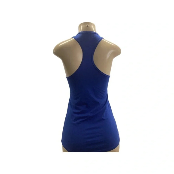 Next Level Size Small Fitted Blue Racerback Tank Top. New without Tag - Picture 3 of 4